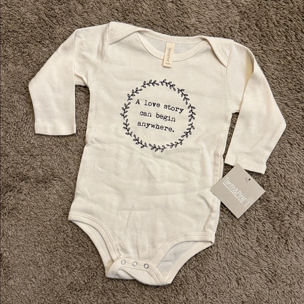 Tenth & Pine ‘Love Story’ Long Sleeve Bodysuit